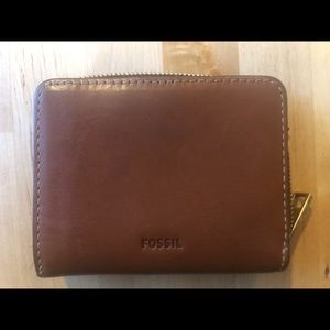 Brown Leather Fossil Wallet